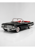 1960 Chevrolet Impala Siyah Cabrio 1:18 30 cm Model Araba